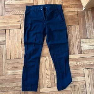 Navy MM6 trousers